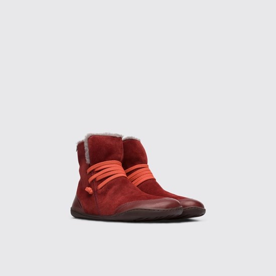 Bottines Camper Peu Femme Rouge | FE9803546