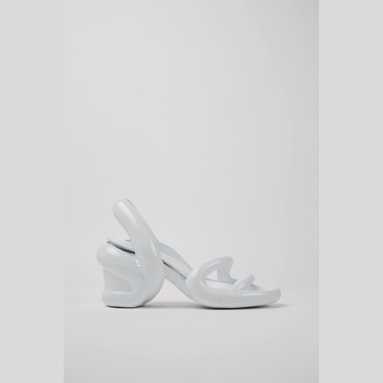 Sandales à Talons Camper Kobarah Femme Blanche | LR3754628